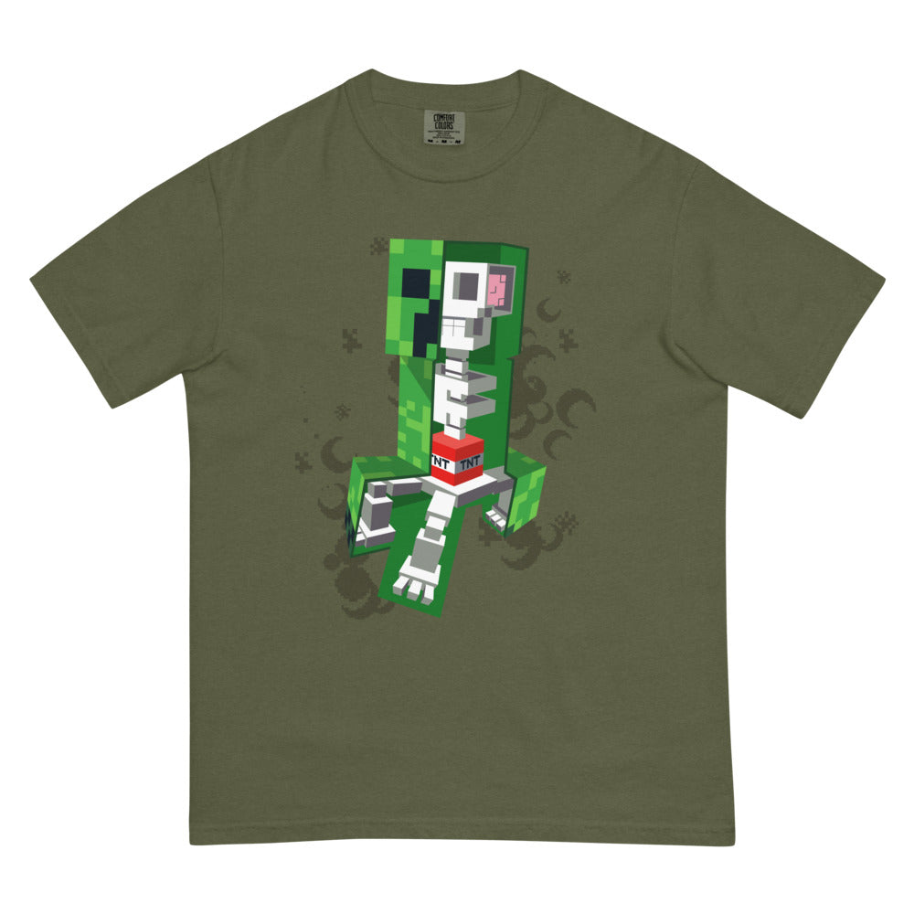 Minecraft Creeper Skeleton Unisex Comfort Colors T-Shirt