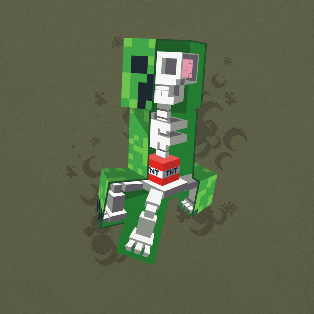 Minecraft Creeper Skeleton Unisex Comfort Colors T-Shirt