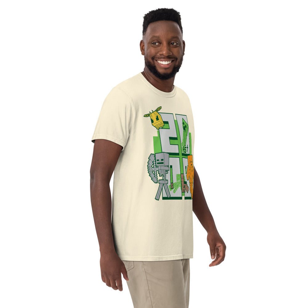 Minecraft Est. 2009 Stacked Unisex Comfort Colors T-Shirt