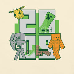 Minecraft Est. 2009 Stacked Unisex Comfort Colors T-Shirt