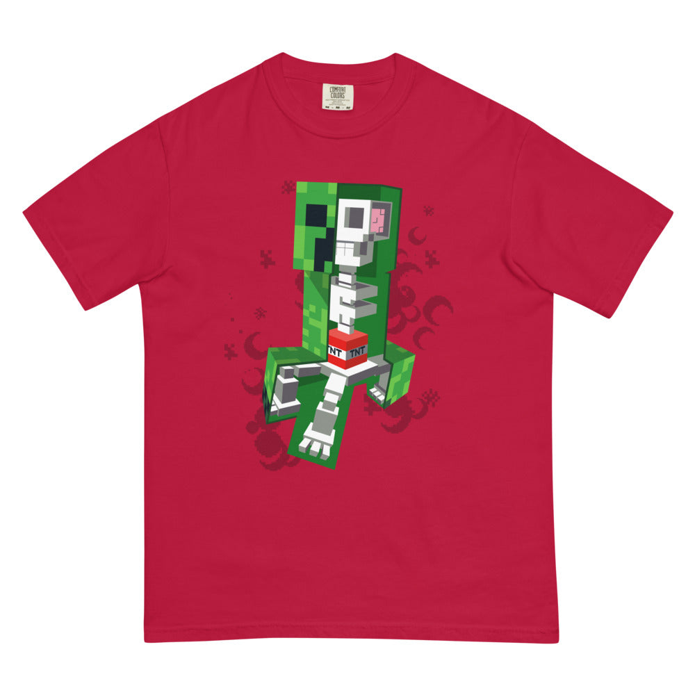 Minecraft Creeper Skeleton Unisex Comfort Colors T-Shirt