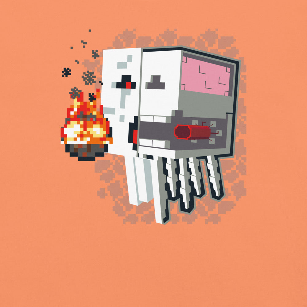 Minecraft Ghast Skeleton Unisex Comfort Colors T-Shirt
