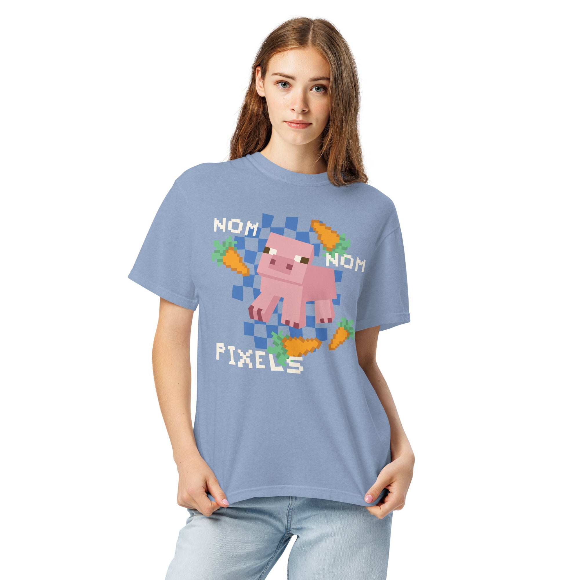 Minecraft Comfort Colors T-Shirt Nom Pixels