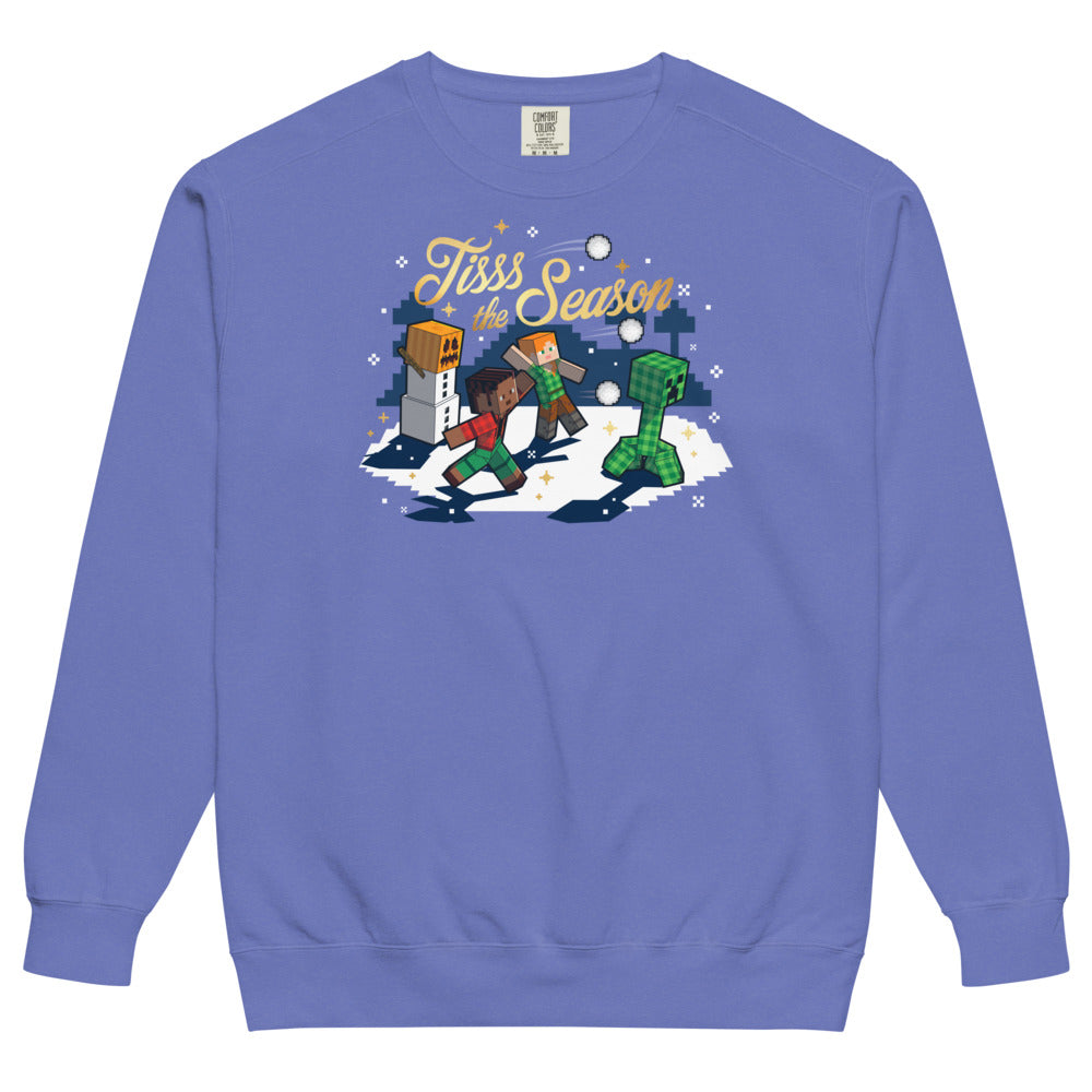 Minecraft Tisss The Season Comfort Colors Sweatshirt
