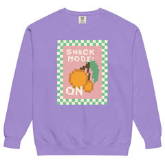 Minecraft Comfort Colors Sweatshirt Snack Mode On