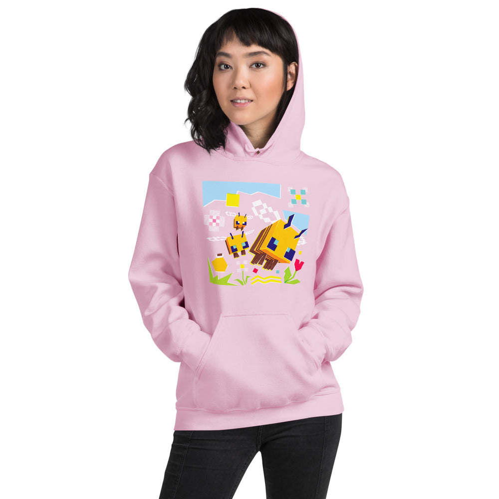Minecraft Bee Adult Hoodie