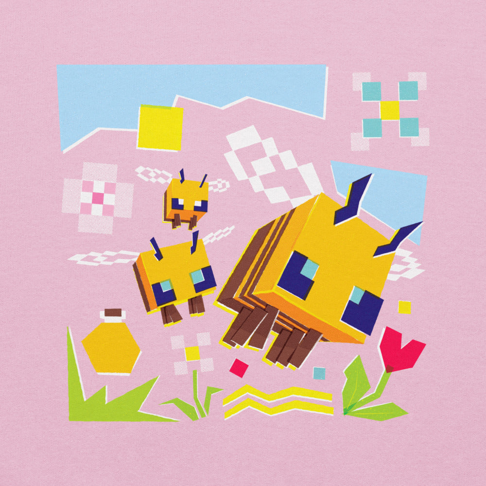 Minecraft Bee Adult Hoodie