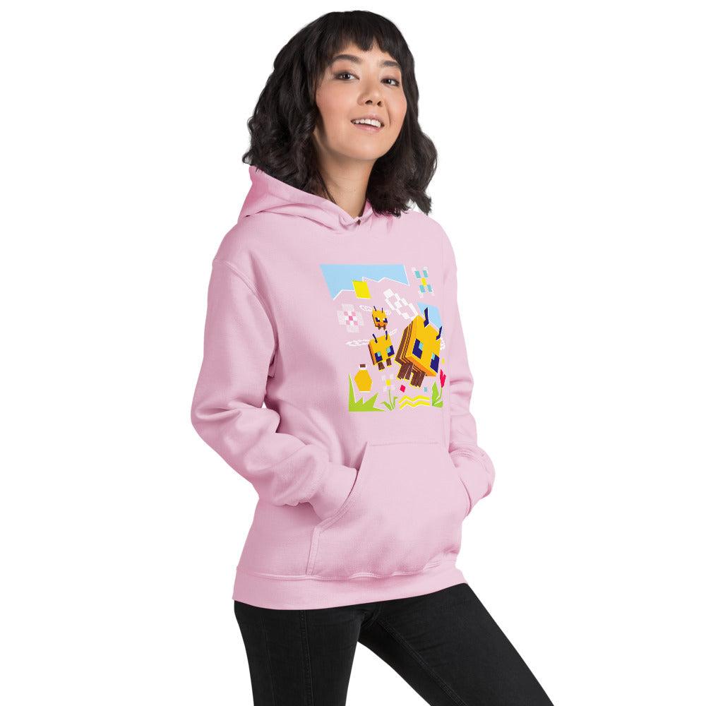 Minecraft Bee Adult Hoodie