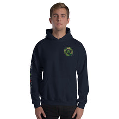 Minecraft Creeper Holiday Wreath Adult Hoodie