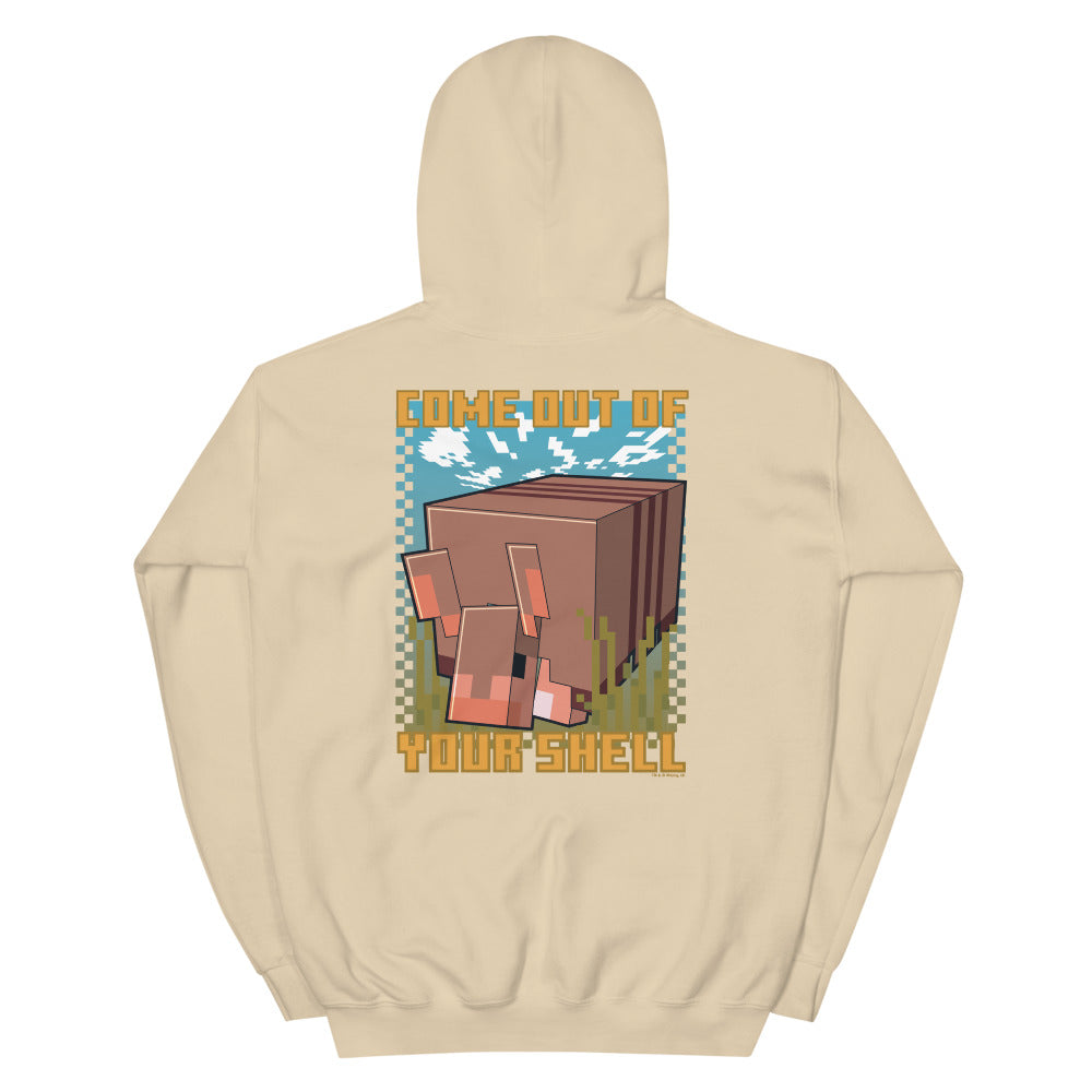 Minecraft Armadillo Checkered Adult Hoodie