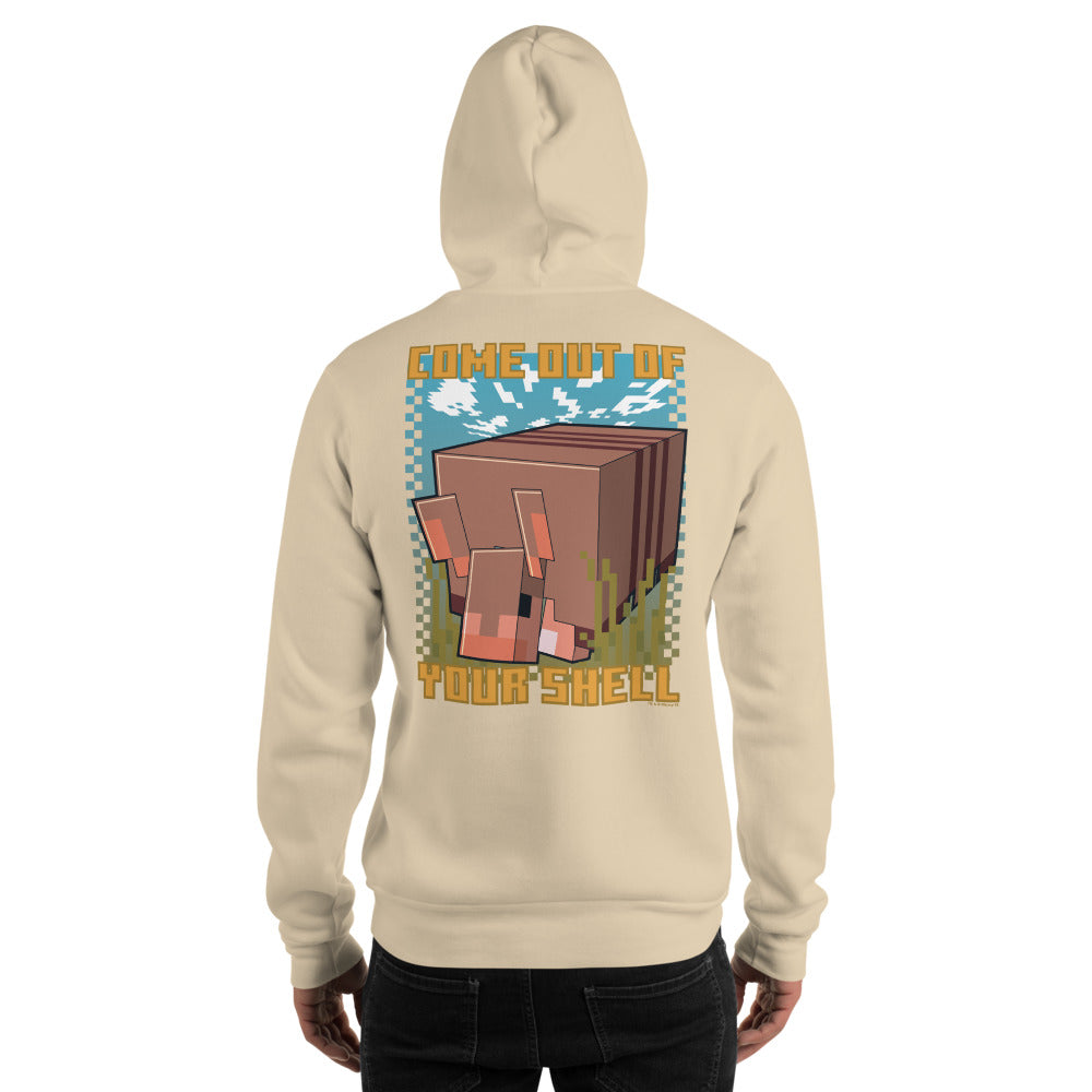 Minecraft Armadillo Checkered Adult Hoodie