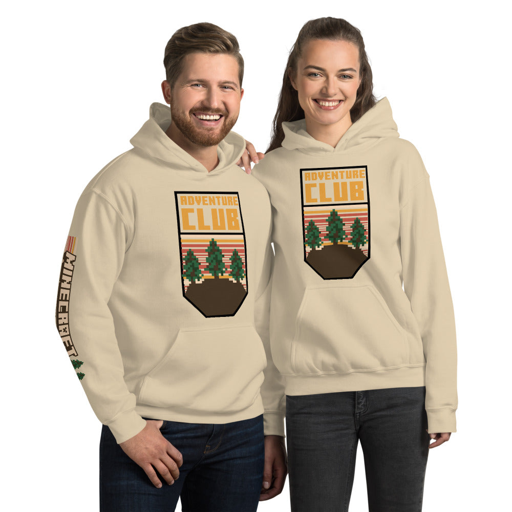 Minecraft Camping Adventure Club Adult Hoodie