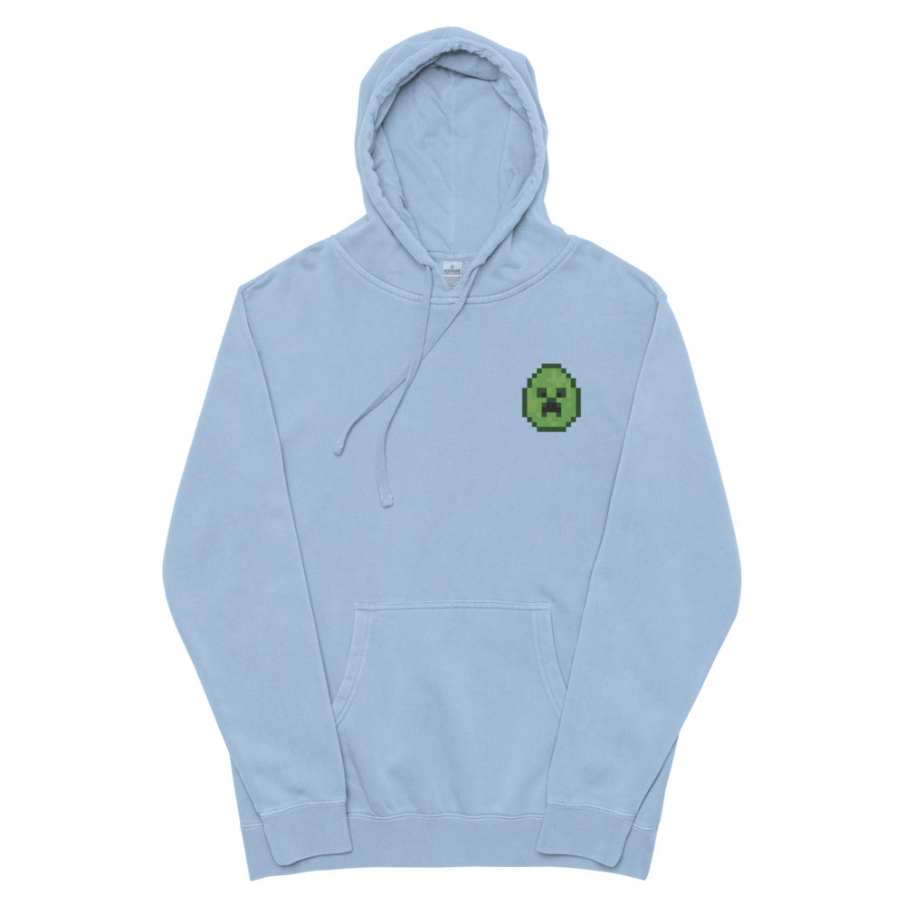 Minecraft Egg Embroidered Adult Hoodie