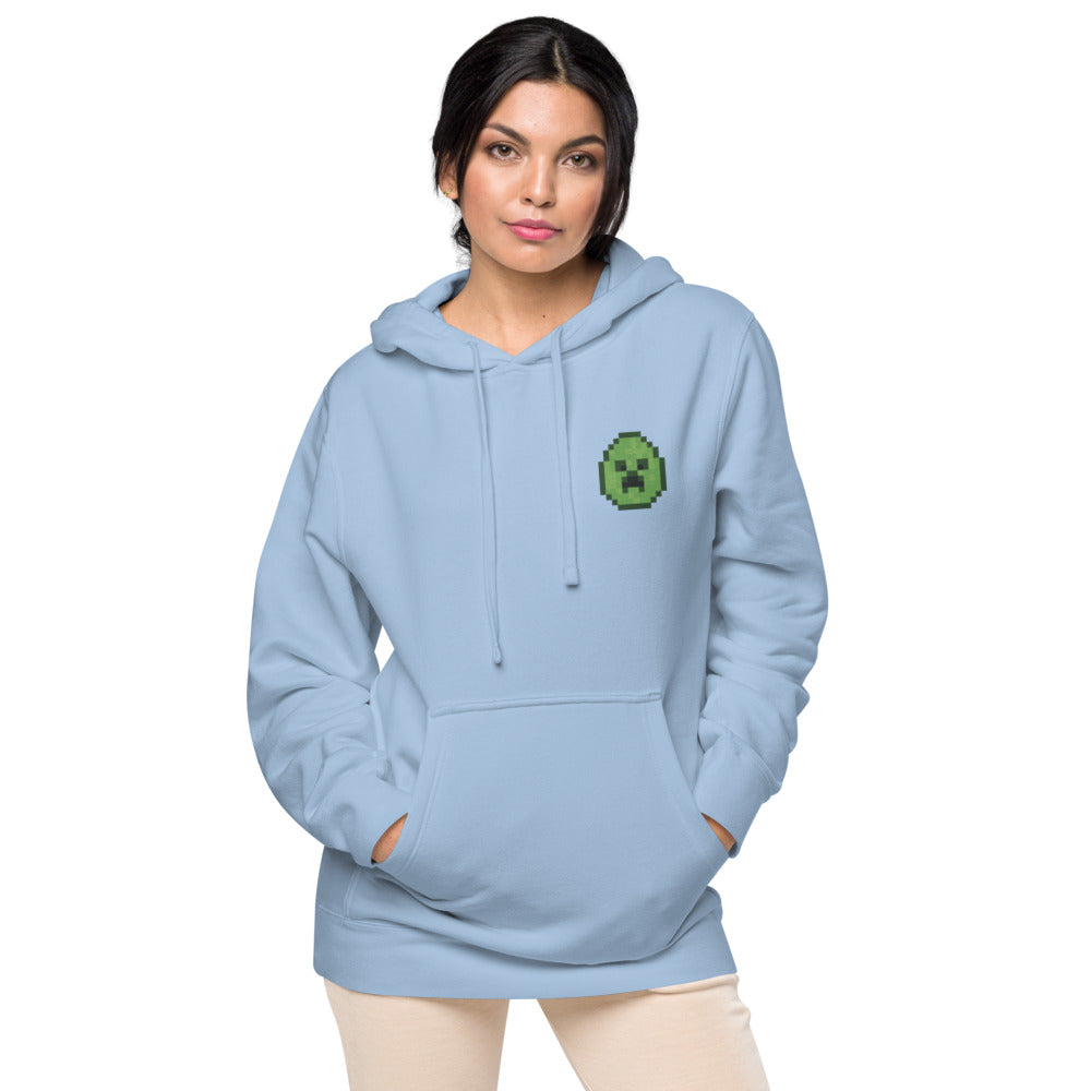 Minecraft Egg Embroidered Adult Hoodie