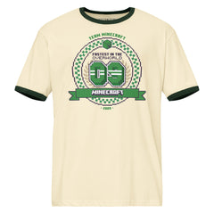 Minecraft Ringer T-Shirt Fastest In The Overworld