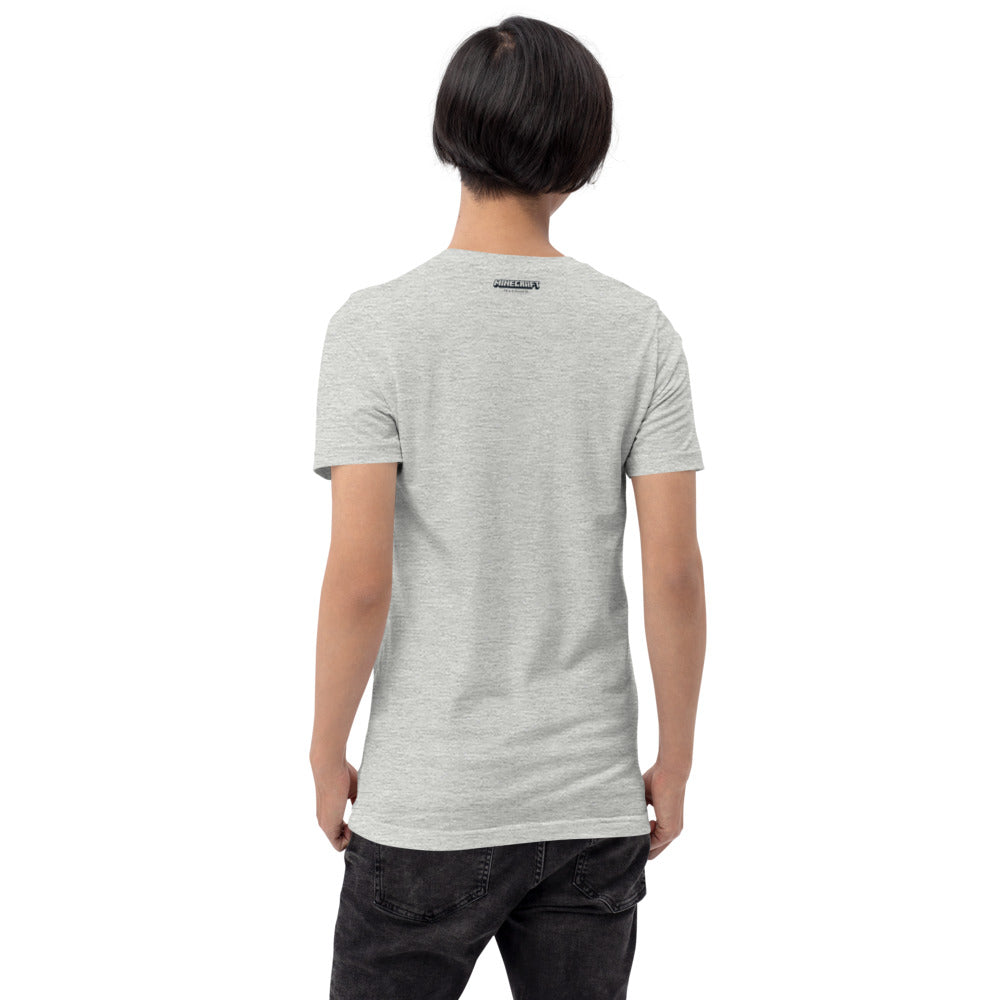 Minecraft Tuned In Creeper Embroidered Adult T-Shirt