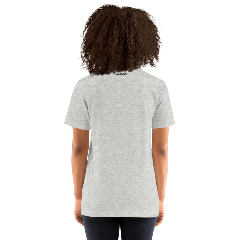 Minecraft Tuned In Creeper Embroidered Adult T-Shirt