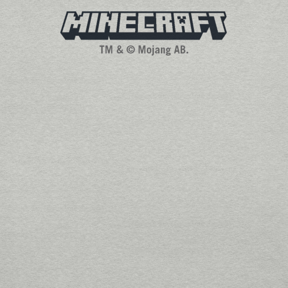 Minecraft Tuned In Creeper Embroidered Adult T-Shirt