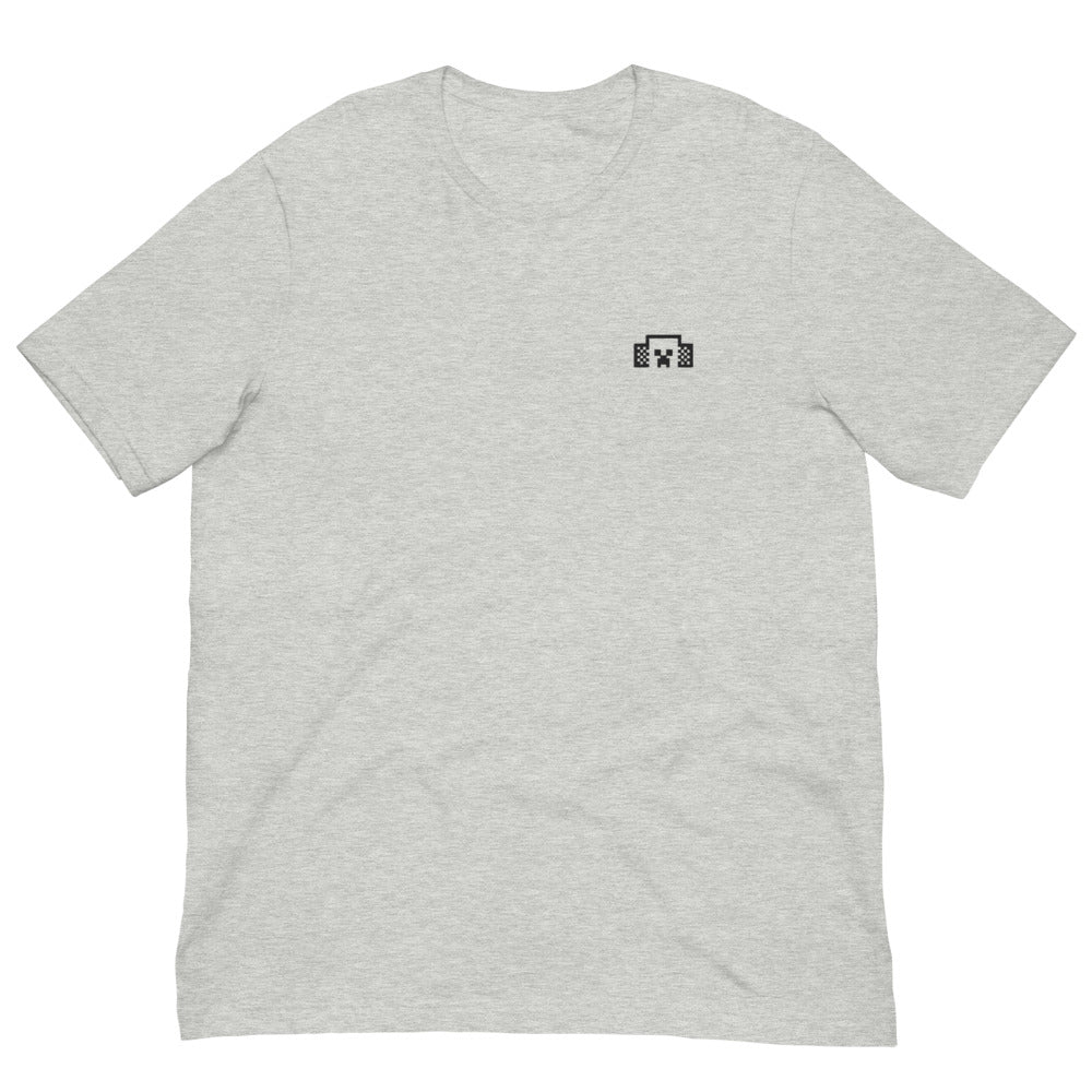 Minecraft Tuned In Creeper Embroidered Adult T-Shirt