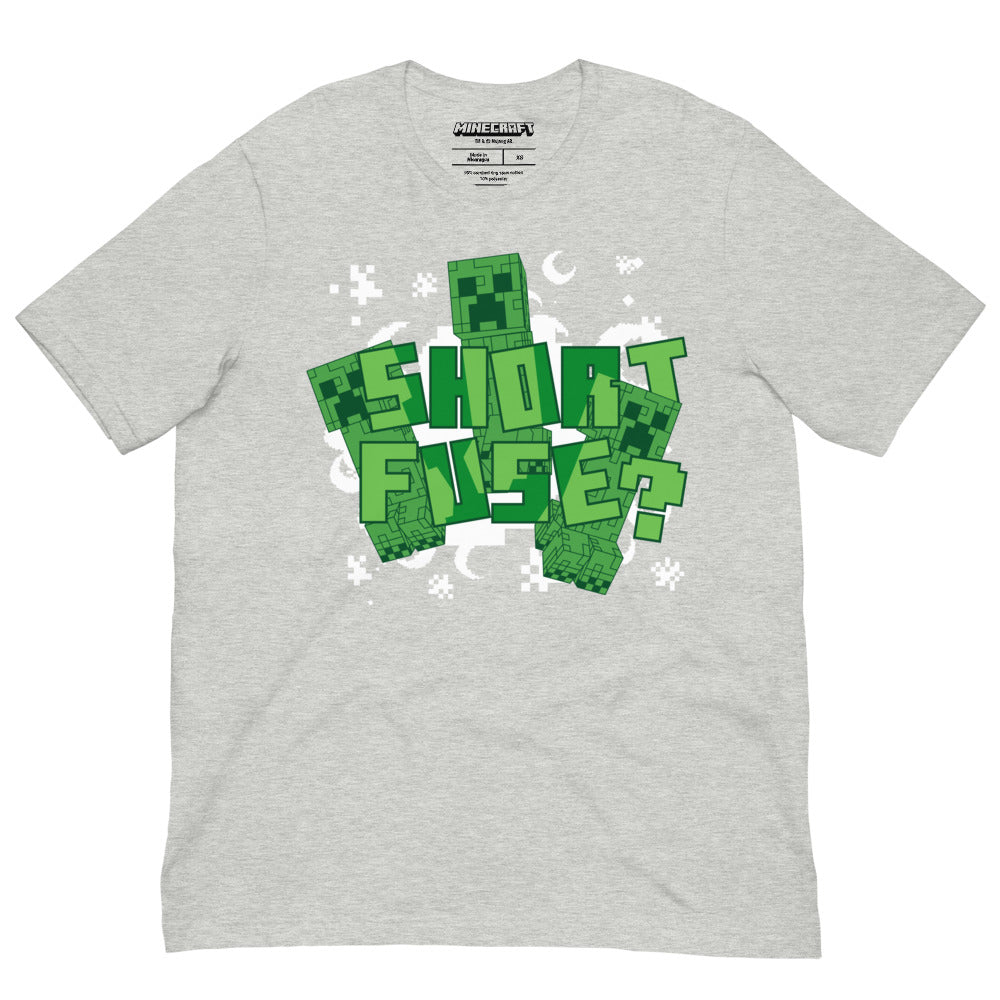 Minecraft Short Fuse Adult T-Shirt