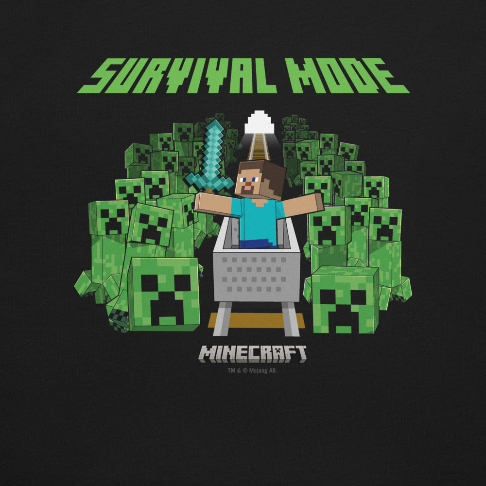 Minecraft Creeper Mines Adult T-Shirt