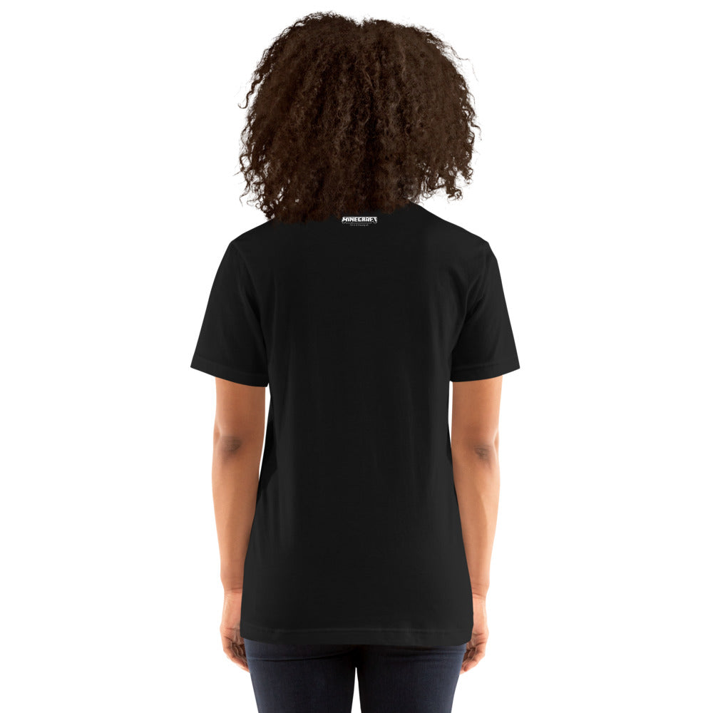 Minecraft Tuned In Creeper Embroidered Adult T-Shirt