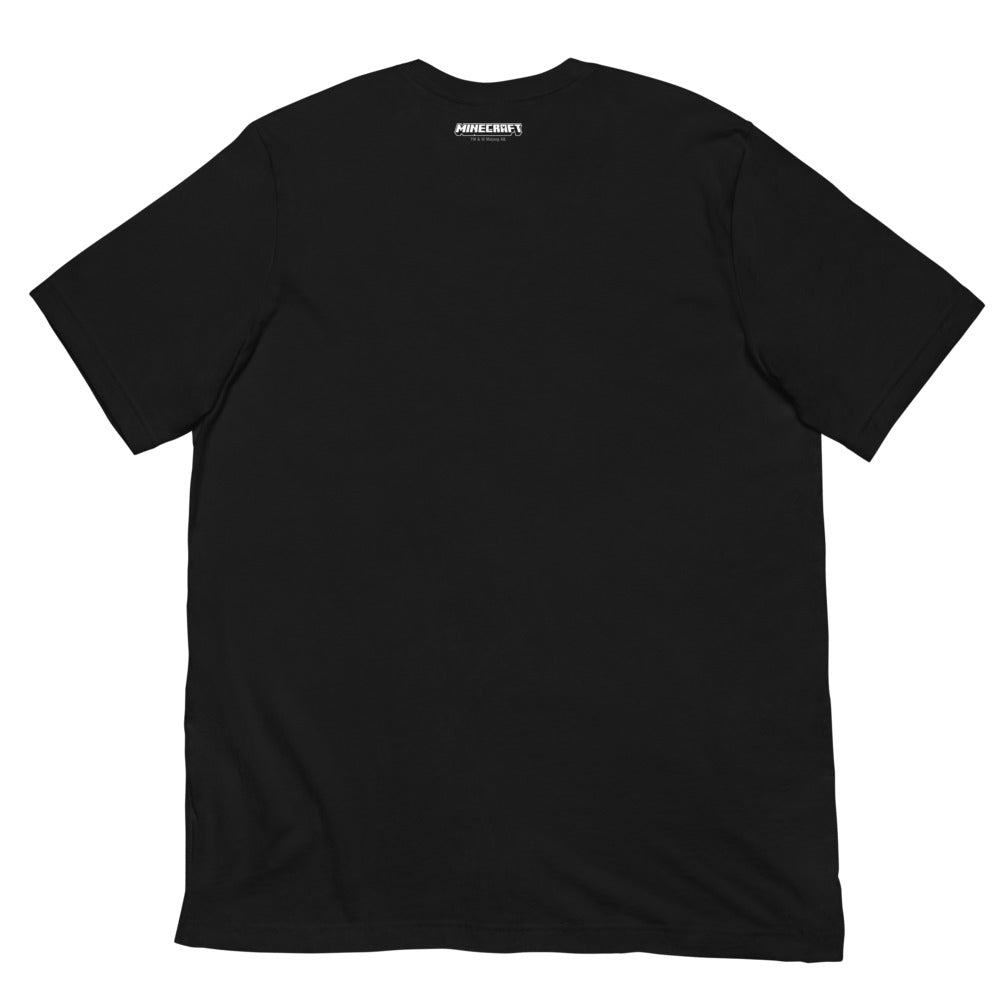 Minecraft Tuned In Creeper Embroidered Adult T-Shirt