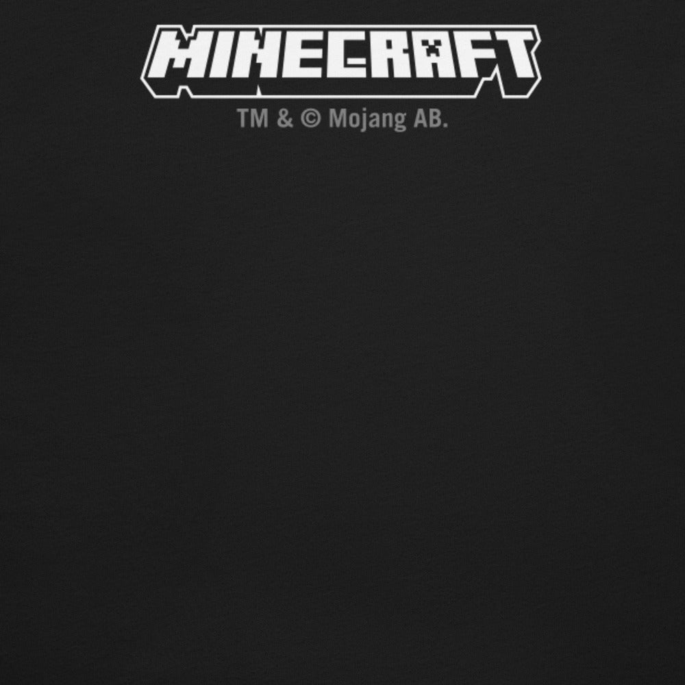 Minecraft Tuned In Creeper Embroidered Adult T-Shirt