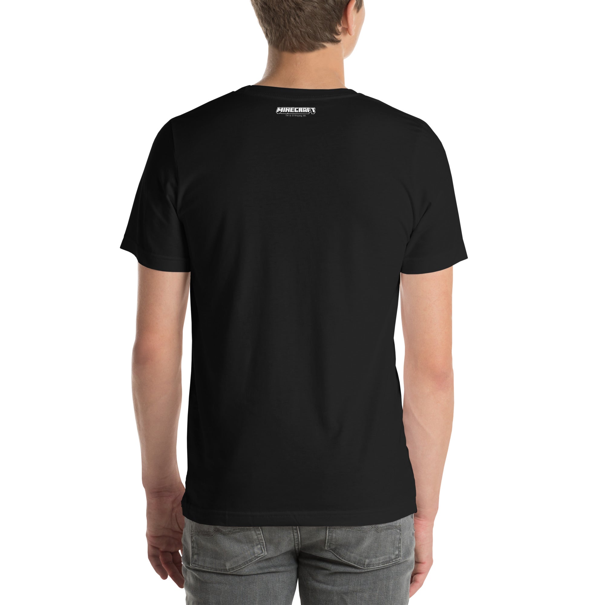 Minecraft Tuned In Creeper Embroidered Adult T-Shirt