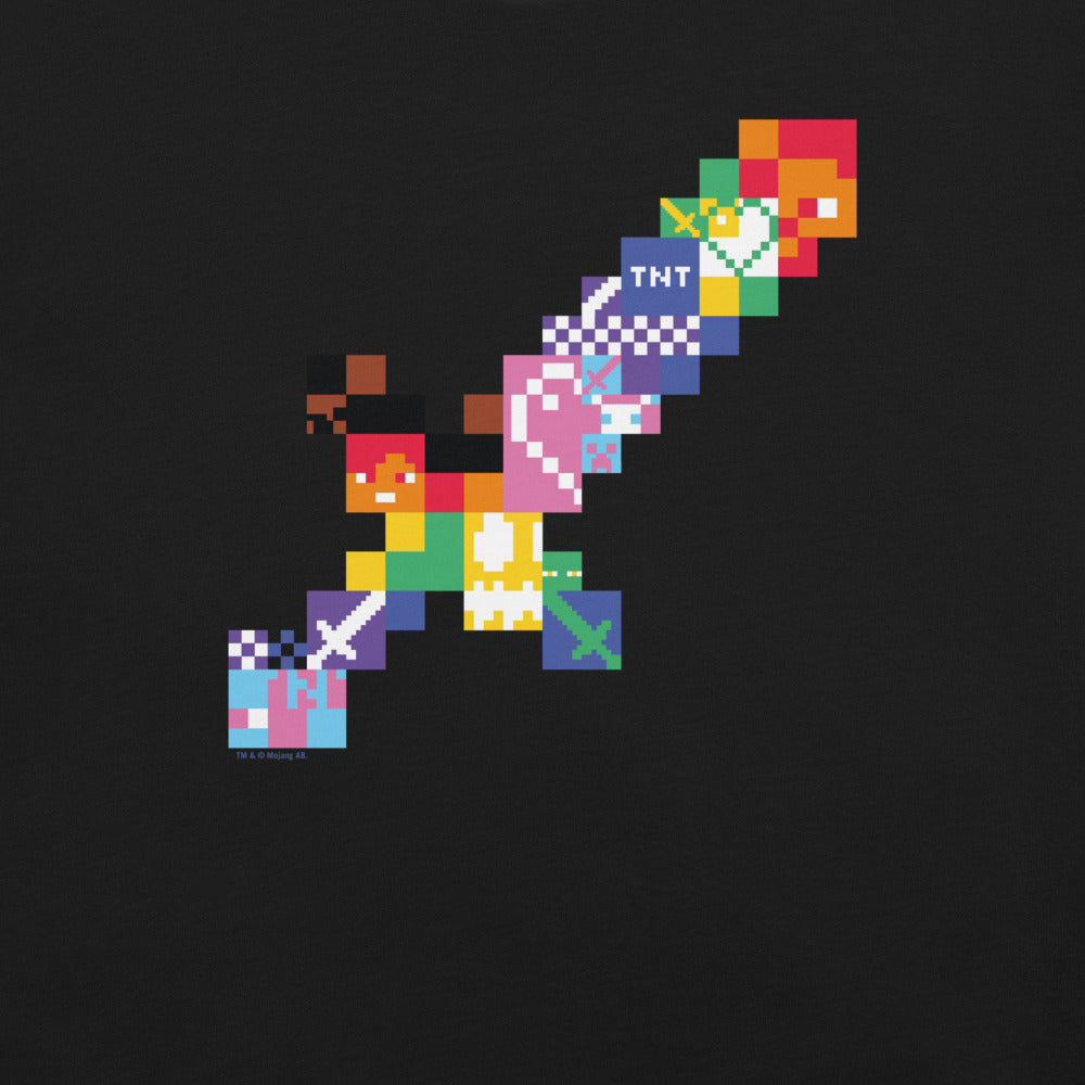 Minecraft Sword Pride Adult T-Shirt