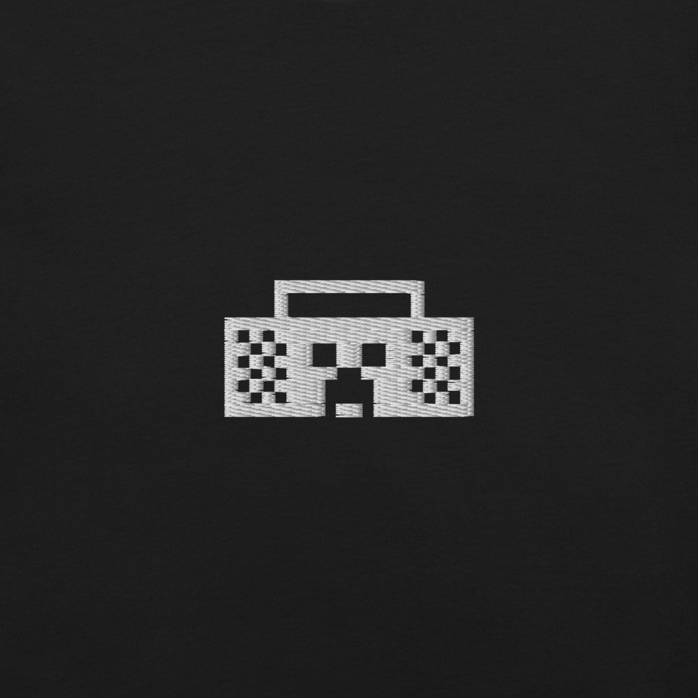 Minecraft Tuned In Creeper Embroidered Adult T-Shirt