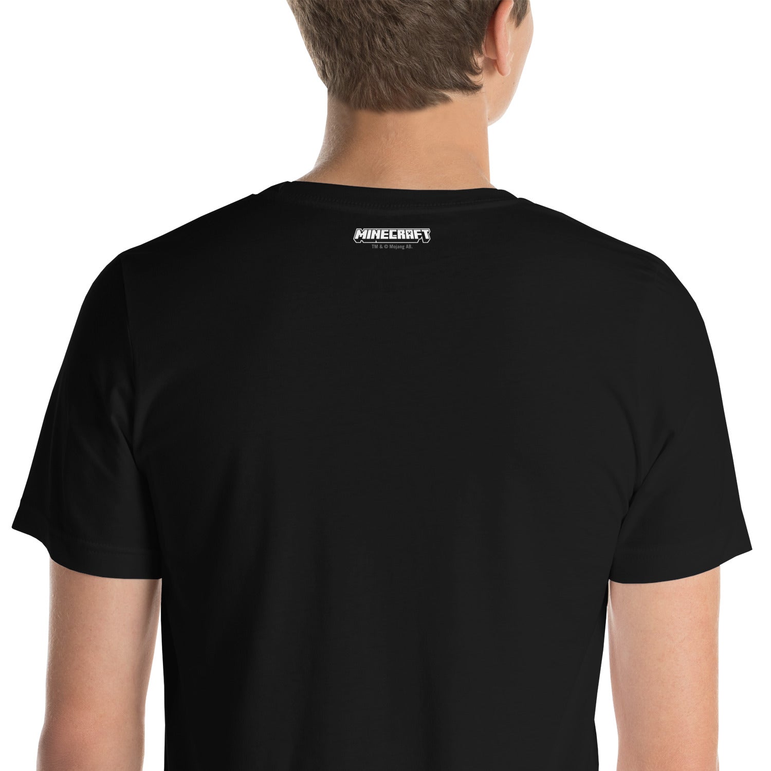 Minecraft Tuned In Creeper Embroidered Adult T-Shirt