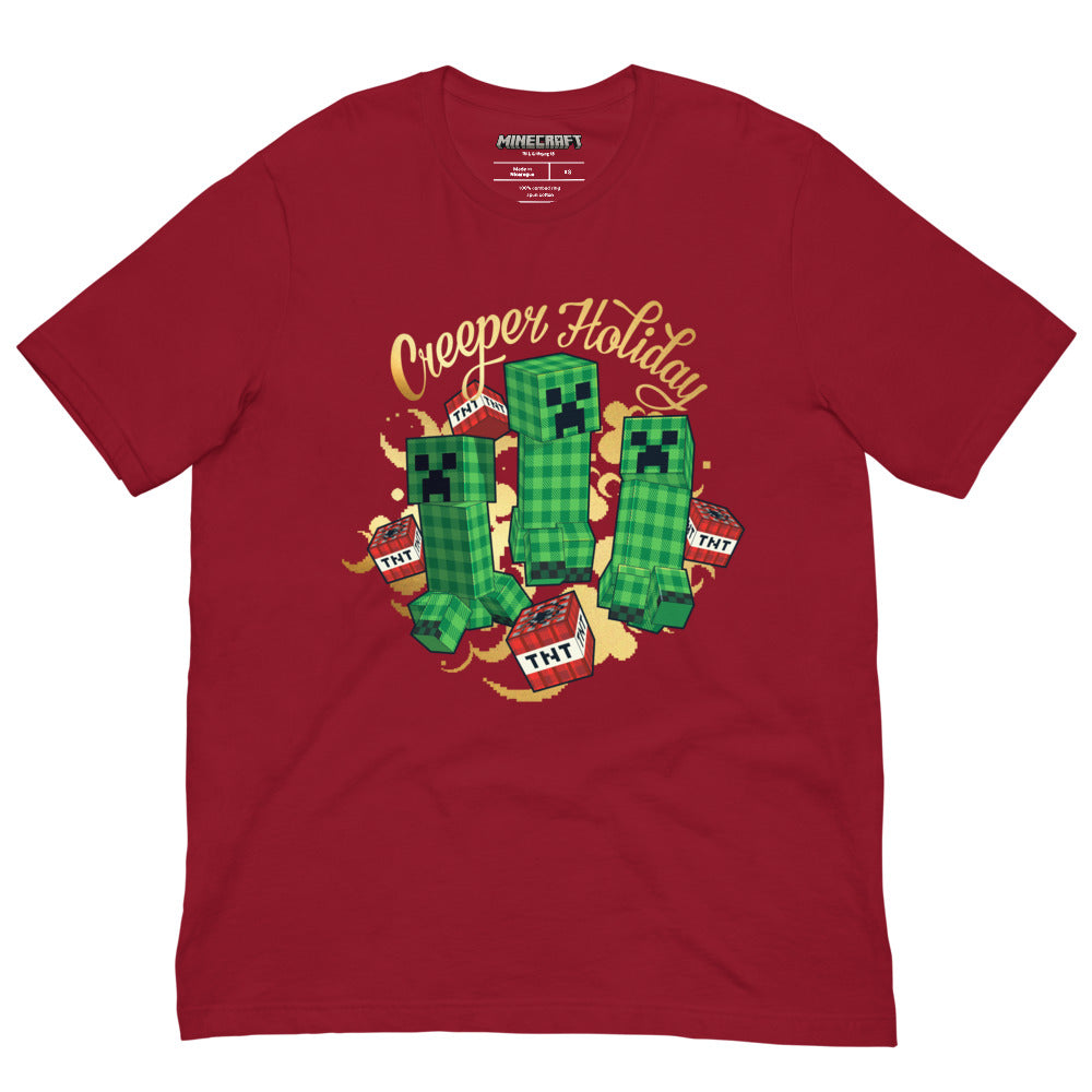 Minecraft Creeper Holiday T-Shirt
