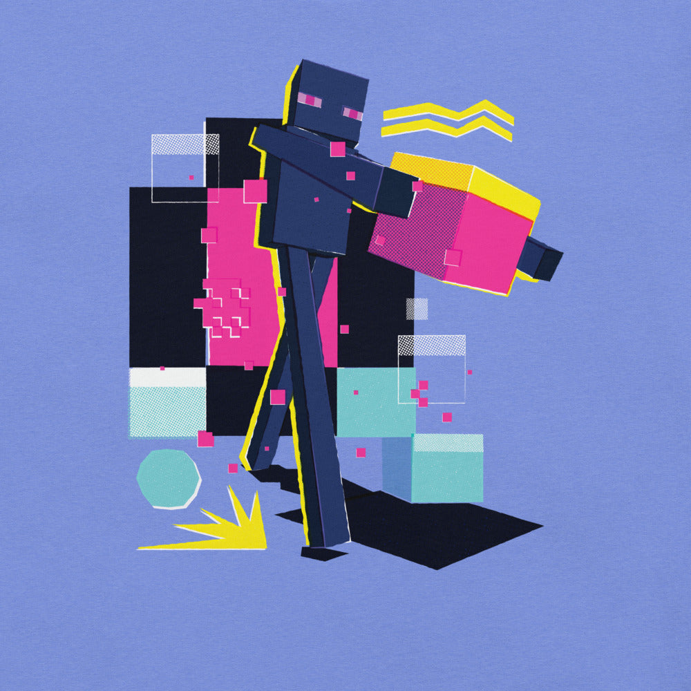 Minecraft Enderman Geo Pop Adult T-Shirt