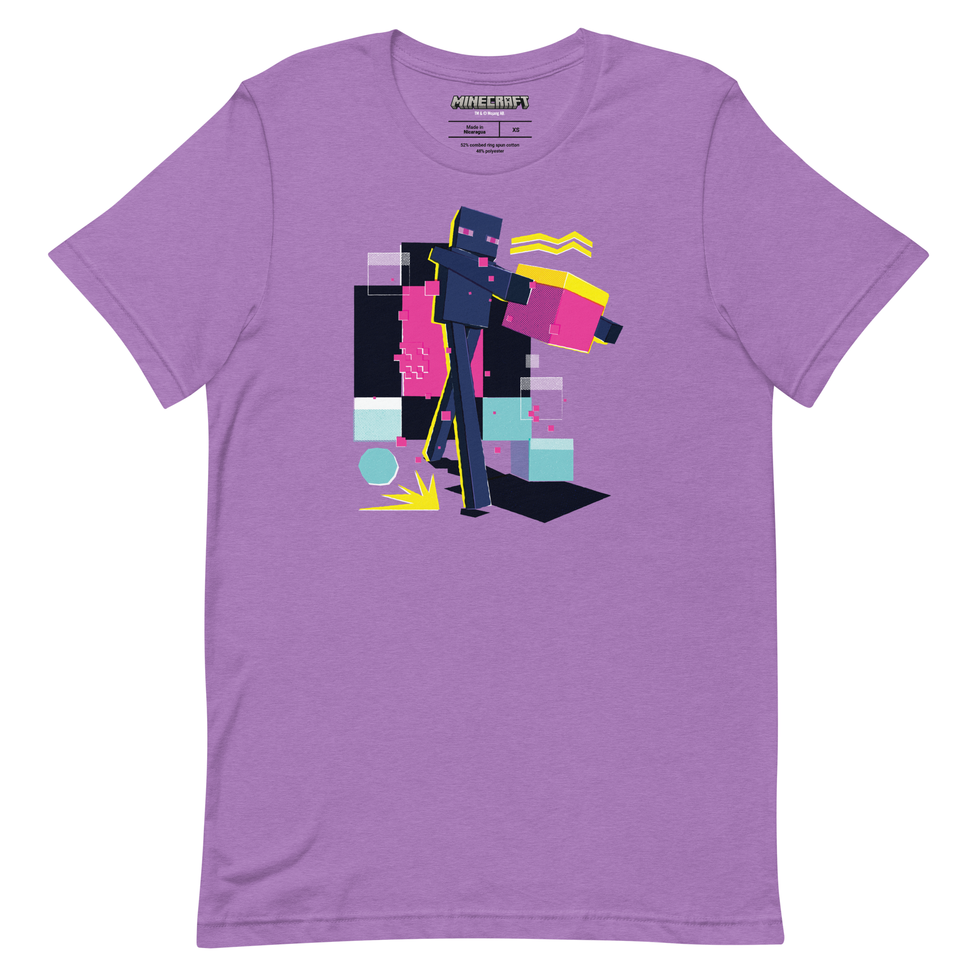 Minecraft Enderman Geo Pop Adult T-Shirt