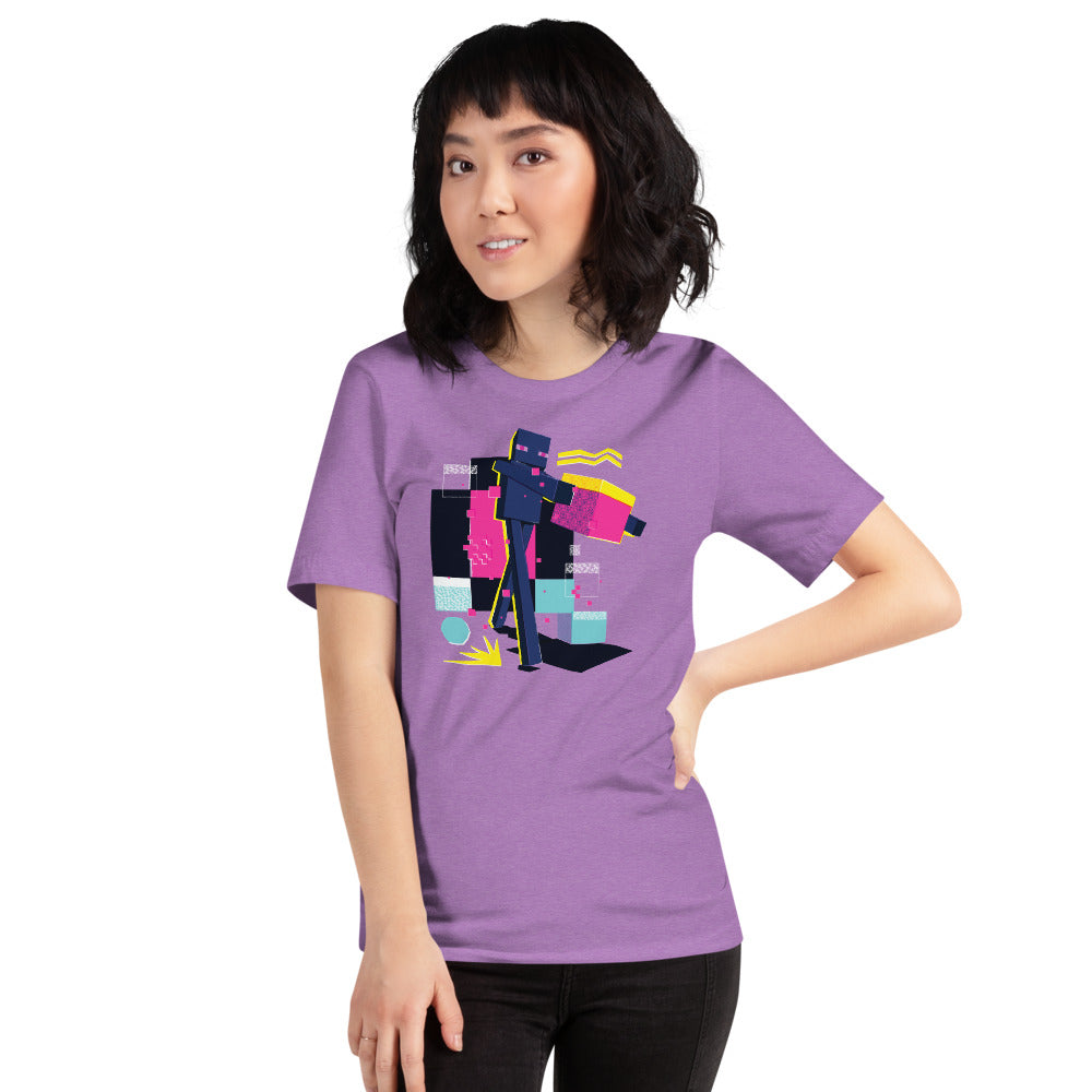 Minecraft Enderman Geo Pop Adult T-Shirt