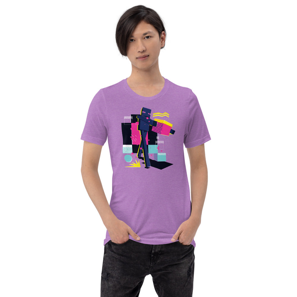 Minecraft Enderman Geo Pop Adult T-Shirt