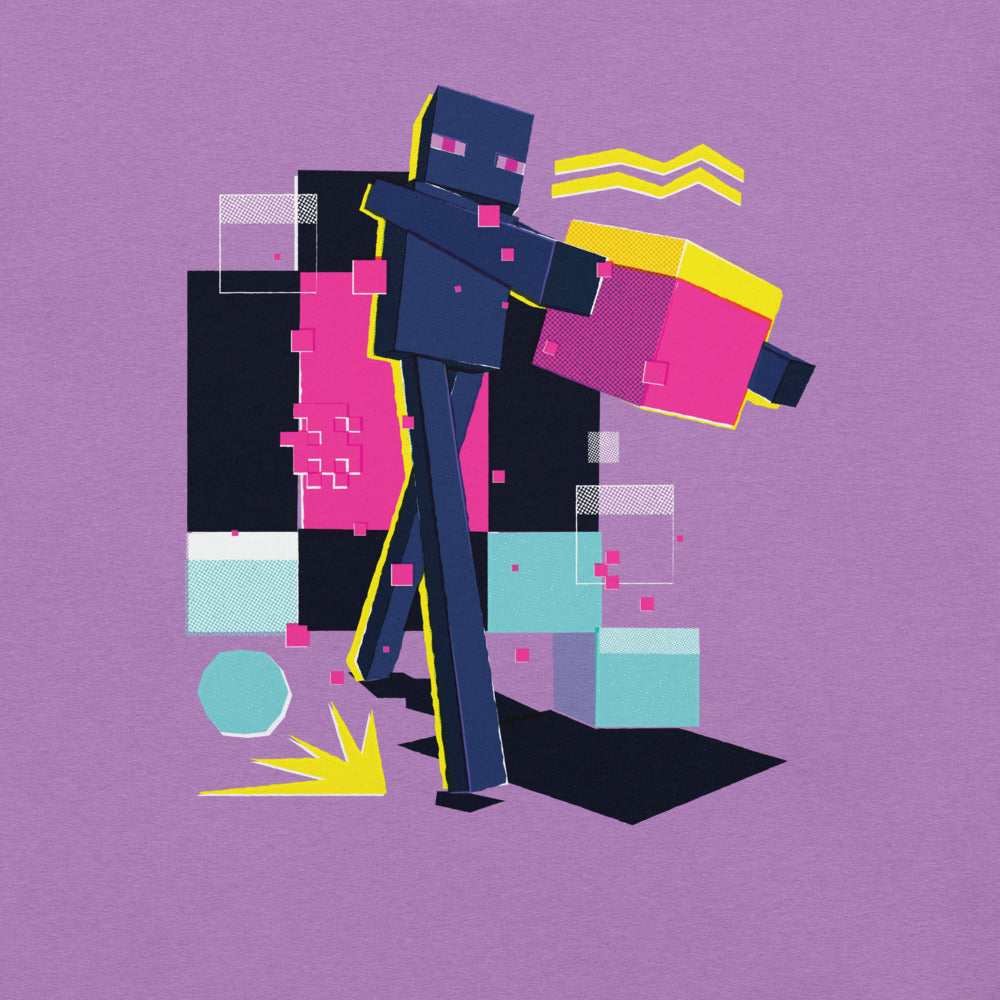 Minecraft Enderman Geo Pop Adult T-Shirt