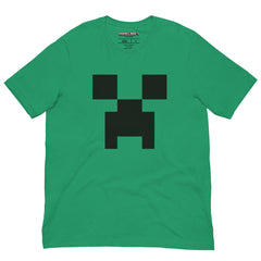 Minecraft Creeper Big Face Adult T-Shirt