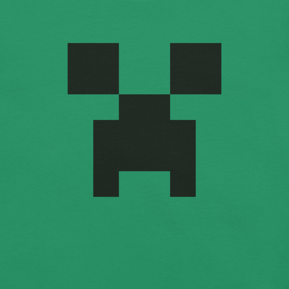 Minecraft Creeper Big Face Adult T-Shirt