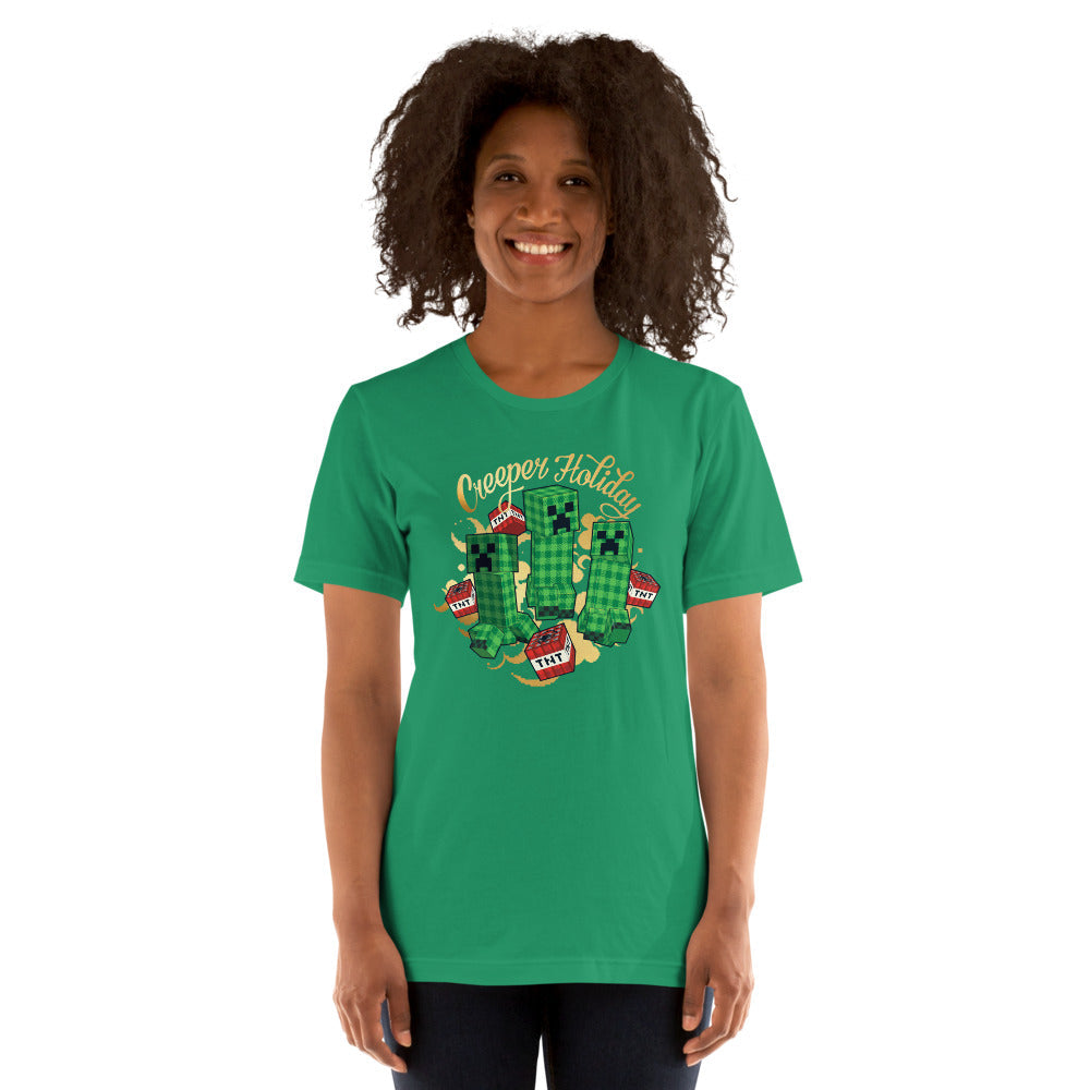 Minecraft Creeper Holiday T-Shirt