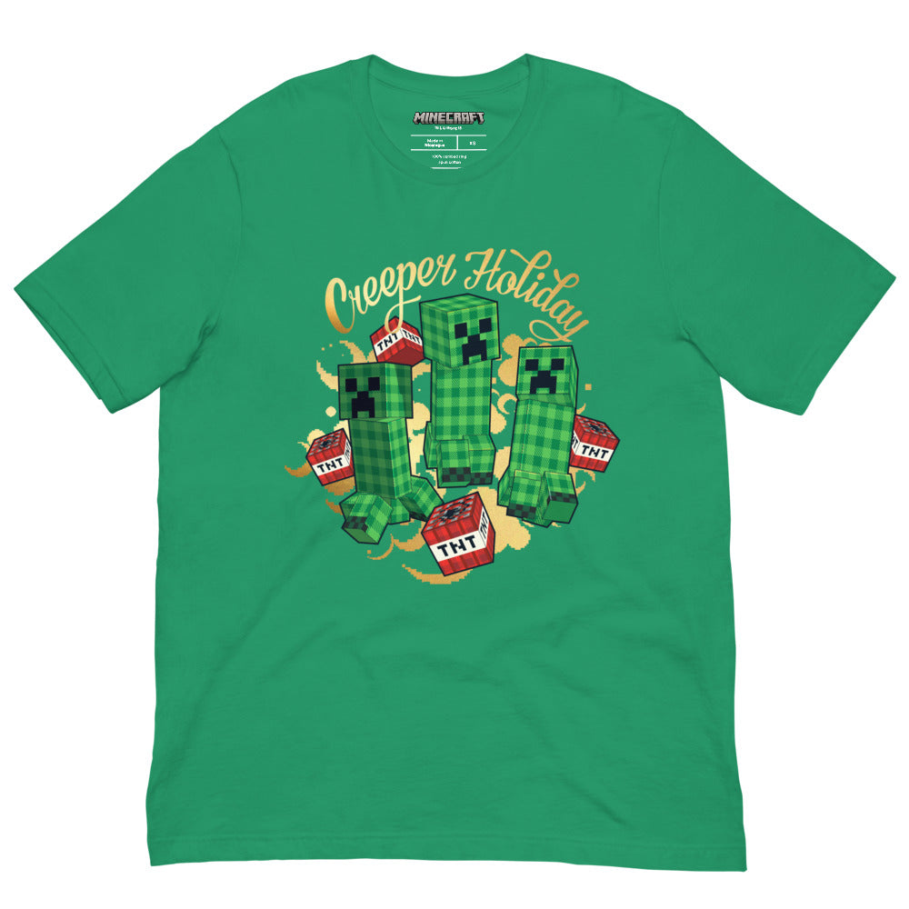 Minecraft Creeper Holiday T-Shirt