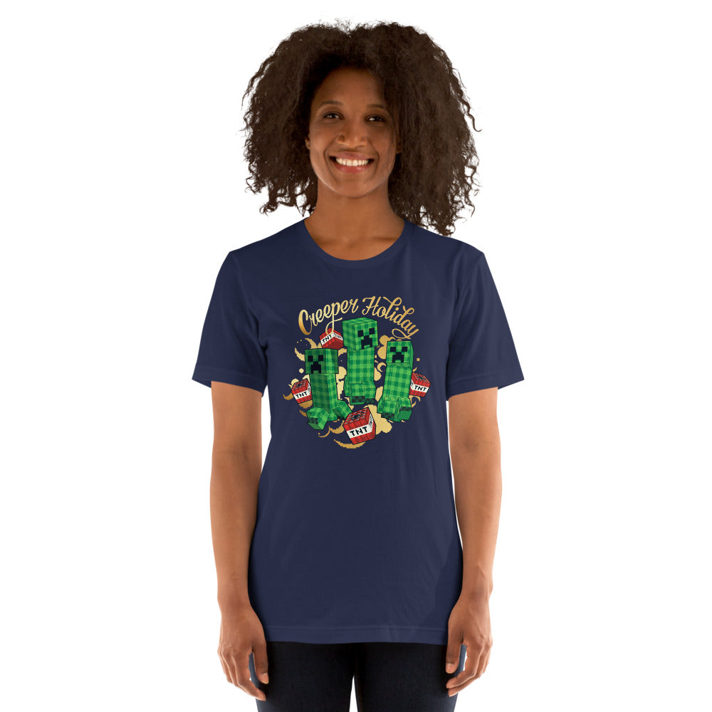 Minecraft Creeper Holiday T-Shirt