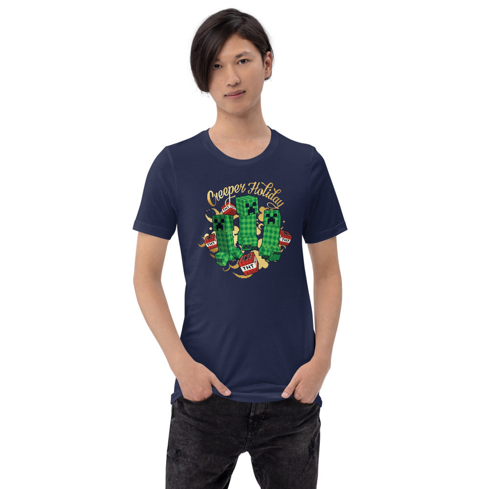 Minecraft Creeper Holiday T-Shirt