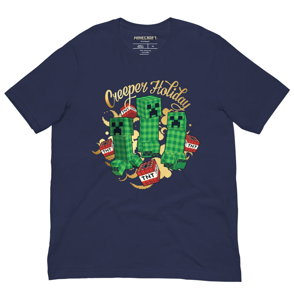Minecraft Creeper Holiday T-Shirt