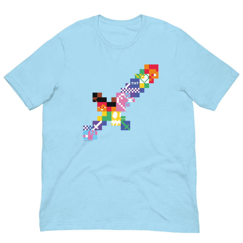 Minecraft Sword Pride Adult T-Shirt
