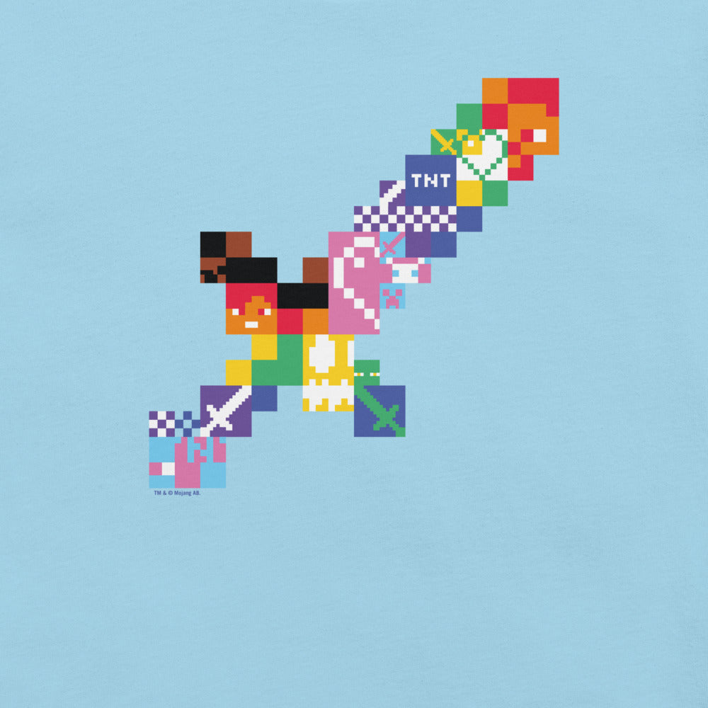 Minecraft Sword Pride Adult T-Shirt