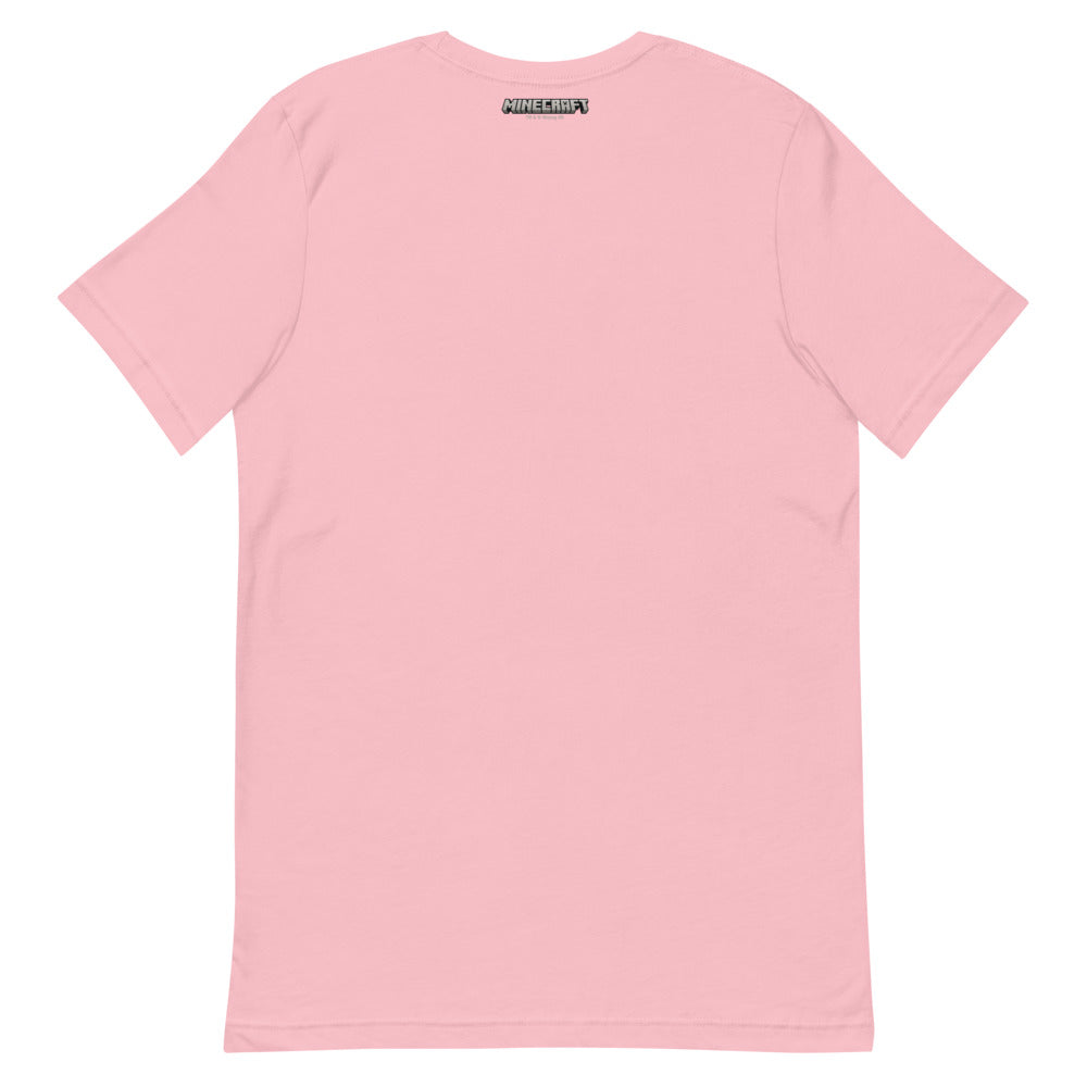 Minecraft Pink Sheep Adult T-Shirt
