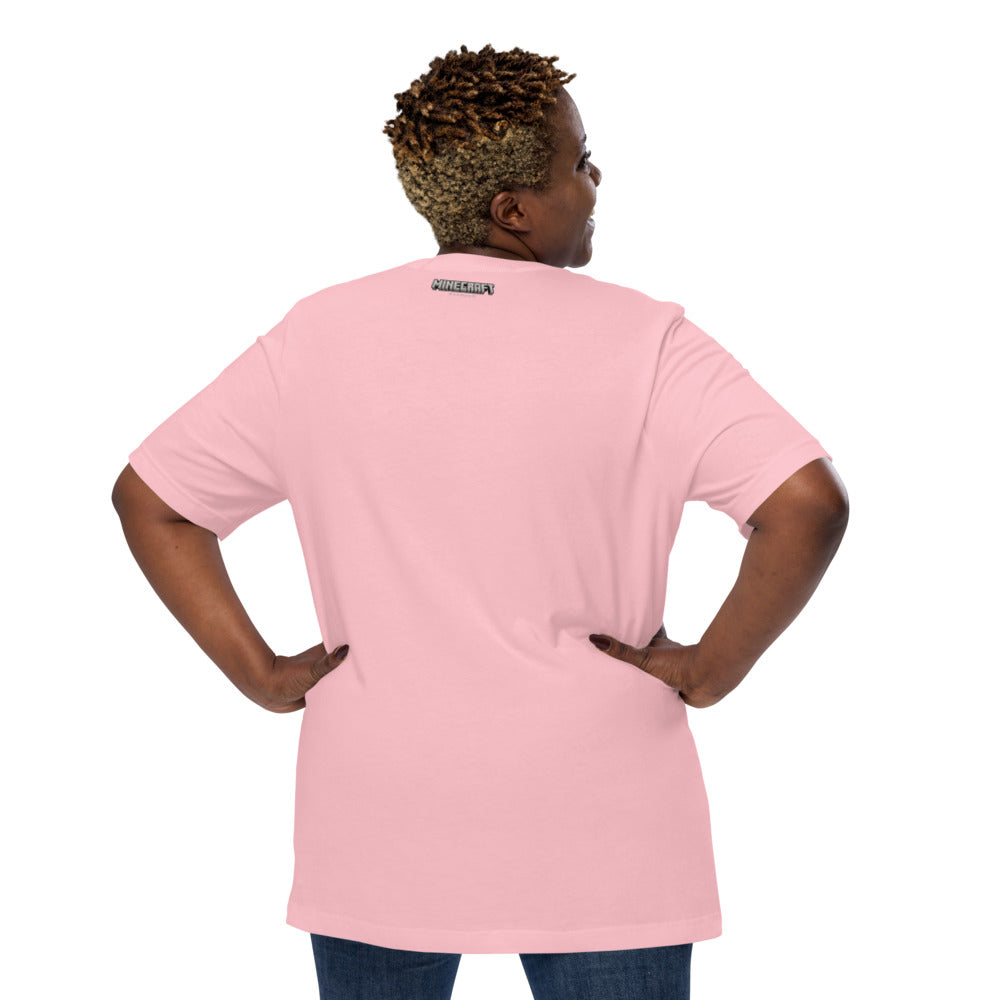 Minecraft Pink Sheep Adult T-Shirt