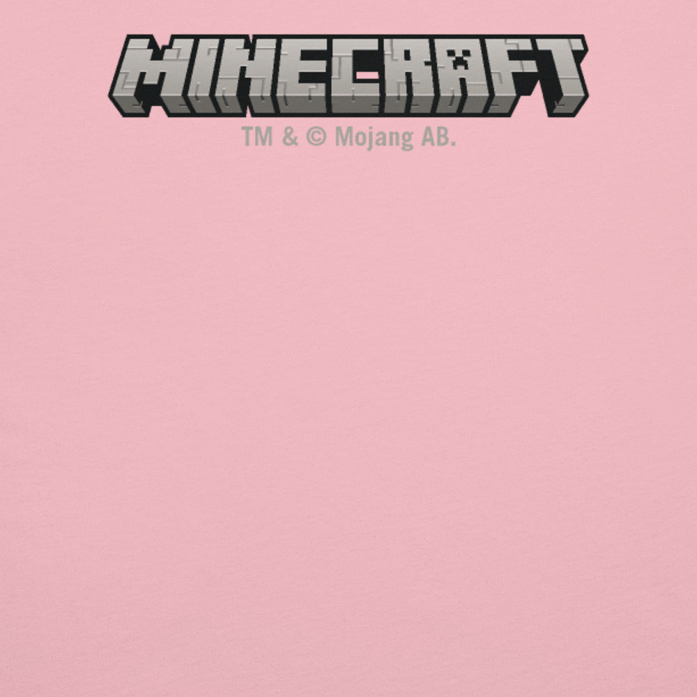 Minecraft Pink Sheep Adult T-Shirt